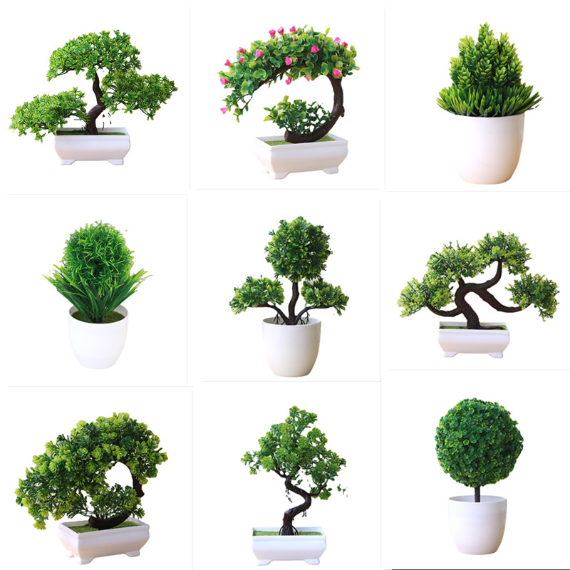 1 قطعة النباتات الاصطناعية بون - مراجعة Bonsai Garden Sushi وسعره