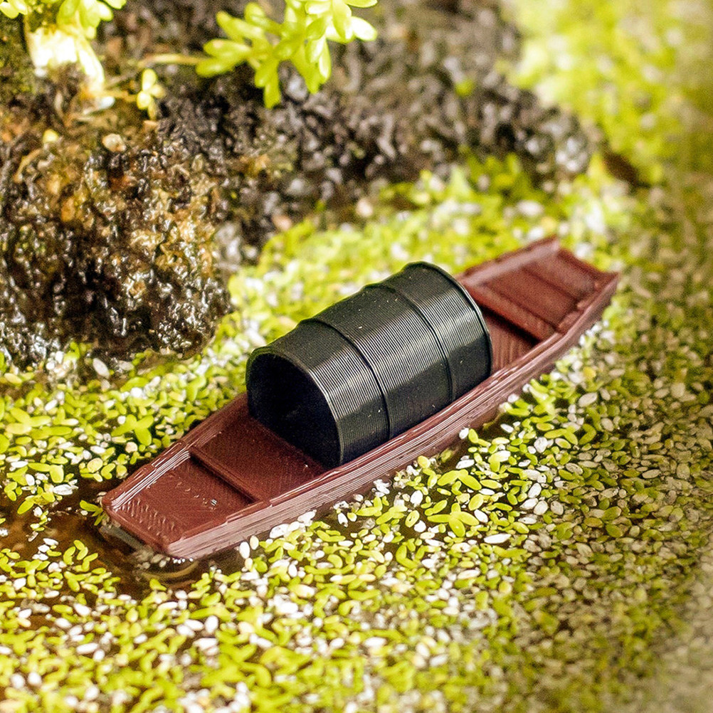 زينة قارب قديم مصغر لتزيين حدي - مراجعة Bonsai Garden Landscape Design وسعره