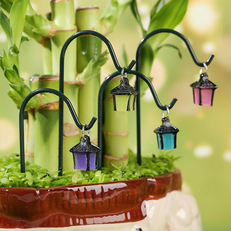 أوتاد زينة صغيرة مضيئة للحدائق - مراجعة Bonsai Garden Landscape Design وسعره